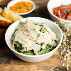 Mali Ston Wine Bar  - Rocket & Parmesan Salad  Fresh rocket leaves, shaved parmesan and house dressing.