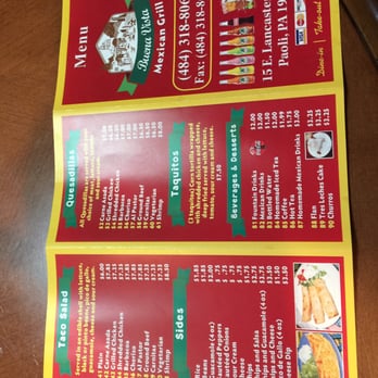 Buena Vista Mexican Restaurant - Menu - Mexican Near Me - Malvern, Pennsylvania Buena Vista Mexican Restaurant - Menu - Mexican Near Me - Malvern, Pennsylvania