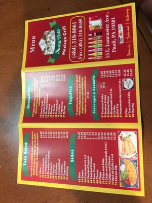 Menu photo 7 Buena Vista Mexican Restaurant Malvern, PA Menu photo 7 Buena Vista Mexican Restaurant Malvern, PA