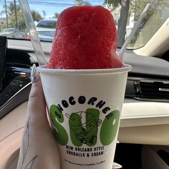 SnoCorner - Small size watermelon & pink lemonade shaved ice - Desserts Near Me - Long Beach, California SnoCorner - Small size watermelon & pink lemonade shaved ice - Desserts Near Me - Long Beach, California