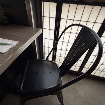Sushi Rock & Grill - Uncomfortable metal chairs - Sushi Bars Near Me - Gilbert, Arizona