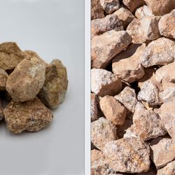 75th Street Decorative Landscape Materials - Rose Colored Crushed Rock comes in a variety of sizes from DG fines all the way up to Boulders. Common sizes include: 3/8", 3/4", 1 1/2", 3"