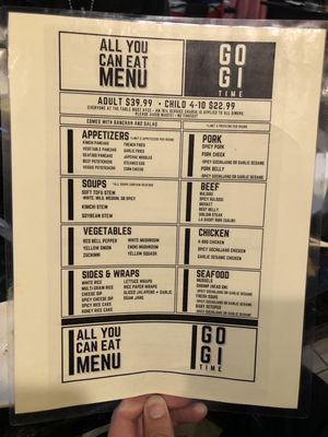 Menu photo 4 Gogi Time Oakland, CA