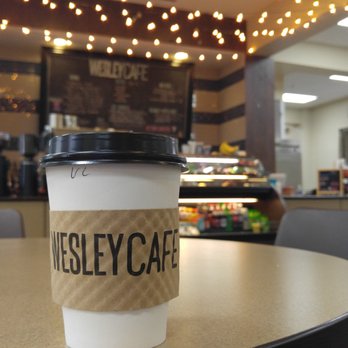 Wesley Cafe - a cup of coffee on a table - Coffee & Tea Near Me - Southlake, Texas