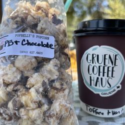 The Gruene Haus - Farmer Market is near by! That's where we got the speciality popcorn!
