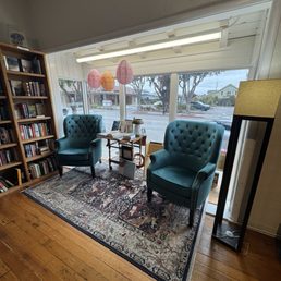 One of the rooms inside the bookstore