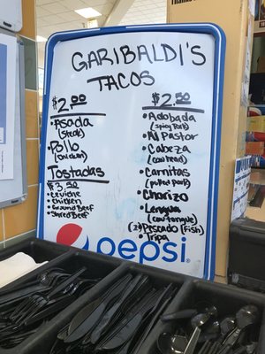 Menu photo 2 Garibaldi's Twin Falls, ID
