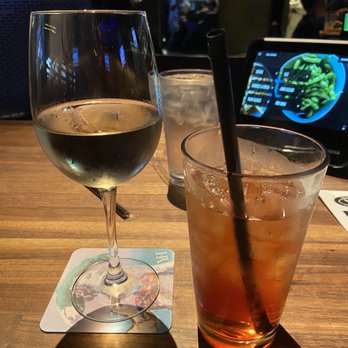 Yard House - Two wines. Pinot Grigio and sweet tea, the wine of the south. - New American Near Me - Springfield, Virginia Yard House - Two wines. Pinot Grigio and sweet tea, the wine of the south. - New American Near Me - Springfield, Virginia