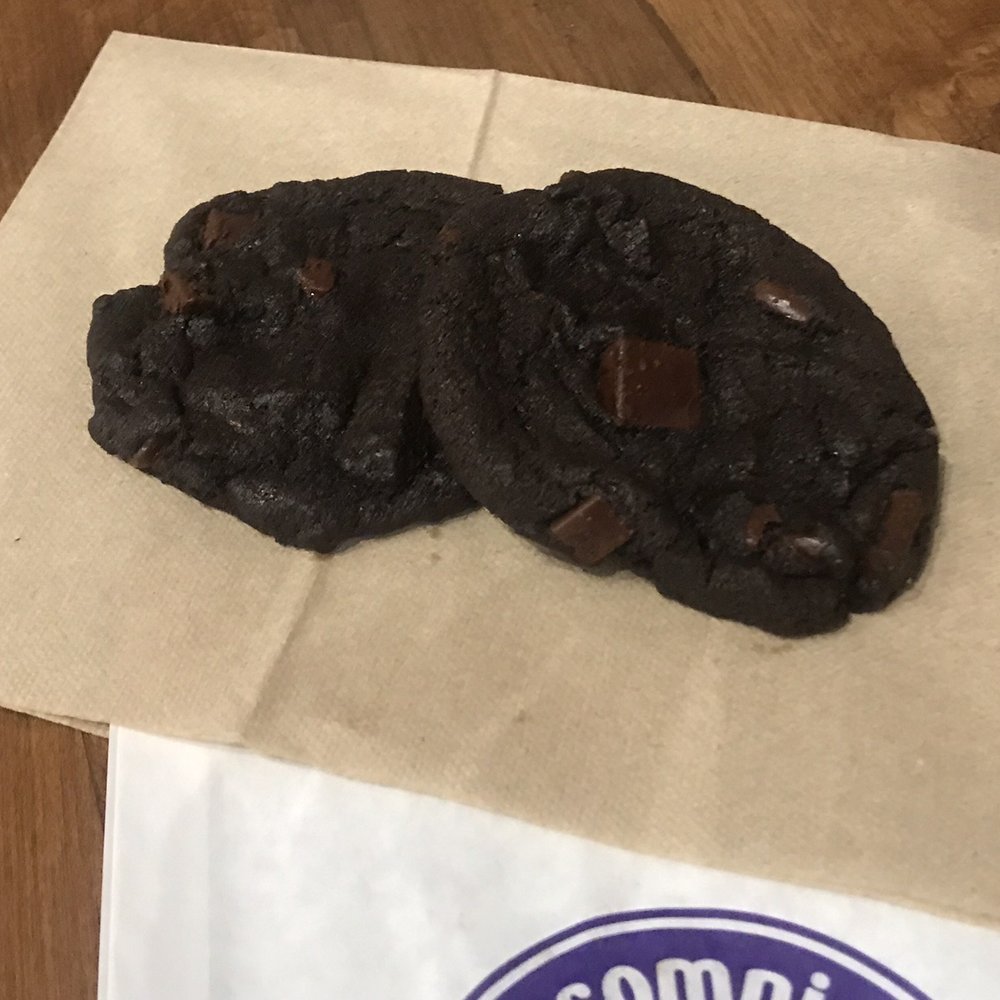 Double chocolate chunk cookies Double chocolate chunk cookies
