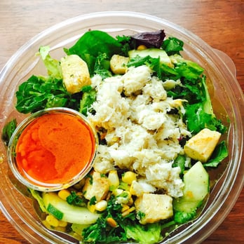 sweetgreen - Healthy Salads, Wraps, and Bowls - The Chesapeake Bae -- Maryland Blue Crab Salad!  Delicious!! - Salad Near Me - Arlington, Virginia