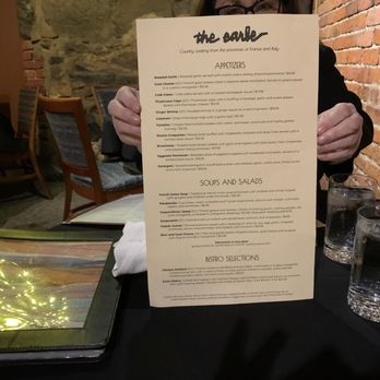 The Earle Restaurant - Menu - Wine Bars Near Me - Ann Arbor, Michigan
