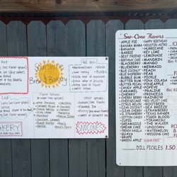 Menu items