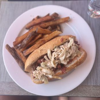 The Fork At Skagit Bay - Corned Beer Po' Boy - Southern Near Me - La Conner, Washington The Fork At Skagit Bay - Corned Beer Po' Boy - Southern Near Me - La Conner, Washington