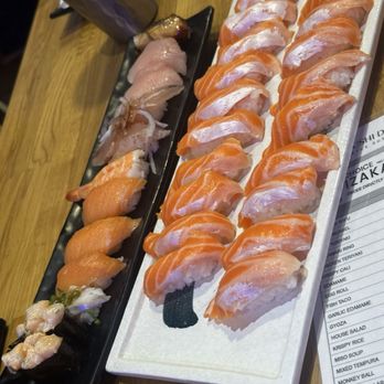 Sushi Damu - More salmon nigiri of sus quality - Sushi Bars Near Me - Tustin, California Sushi Damu - More salmon nigiri of sus quality - Sushi Bars Near Me - Tustin, California