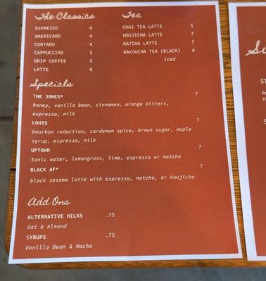 Menu photo 2 Harlem Coffee Phoenix, AZ