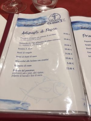 Menu photo 1 Da Salvatore Castellammare di Stabia, NA