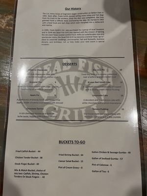 Menu photo 4 Dead Fish Grill Belton, TX