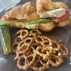 Corner Door - Chicken croissant sandwich