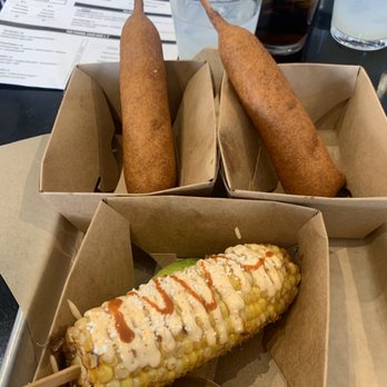 Corn Dog with No Name - Corn and Classic Dogs! - Comfort Food Near Me - Dallas, Texas Corn Dog with No Name - Corn and Classic Dogs! - Comfort Food Near Me - Dallas, Texas