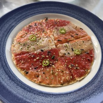 Catch - Sashimi pizza 10000/10 - Sushi Bars Near Me - West Hollywood, California Catch - Sashimi pizza 10000/10 - Sushi Bars Near Me - West Hollywood, California