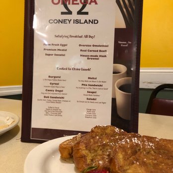 Omega Coney Island - Menu, Challa French Toast - Diners Near Me - Indian Trail, North Carolina Omega Coney Island - Menu, Challa French Toast - Diners Near Me - Indian Trail, North Carolina