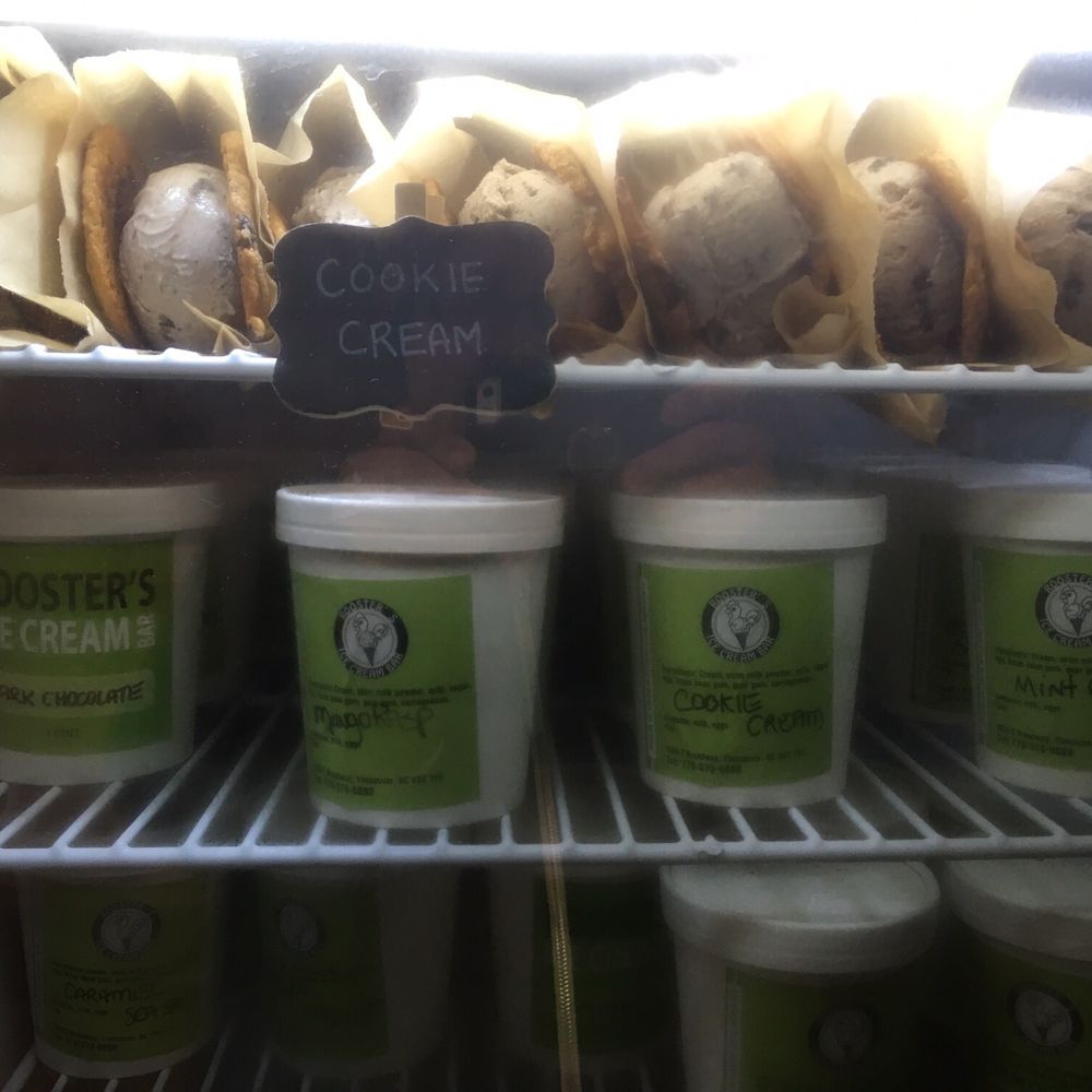Rooster's Ice Cream Bar - Ice cream sandwiches & hand scooped pints - Ice Cream & Frozen Yogurt Near Me - Vancouver, British Columbia Rooster's Ice Cream Bar - Ice cream sandwiches & hand scooped pints - Ice Cream & Frozen Yogurt Near Me - Vancouver, British Columbia