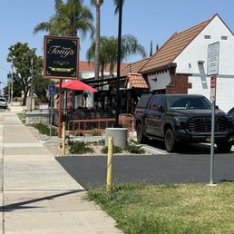 Exterior outside entrance of Tony's Bar & Deli - Placentia, California Exterior outside entrance of Tony's Bar & Deli - Placentia, California