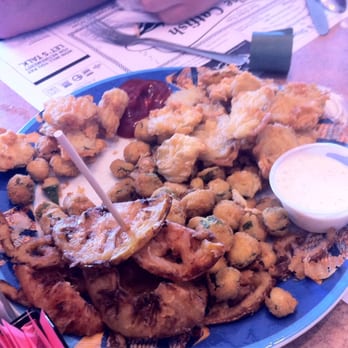The Catfish Place - Fried pickles, okra and green tomatoes appetizer - Seafood Near Me - Saint Cloud, Florida The Catfish Place - Fried pickles, okra and green tomatoes appetizer - Seafood Near Me - Saint Cloud, Florida