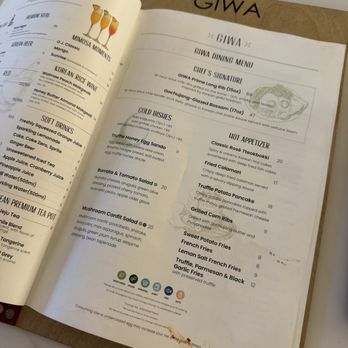 GIWA - Menu - Breakfast & Brunch Near Me - Santa Clara, California
