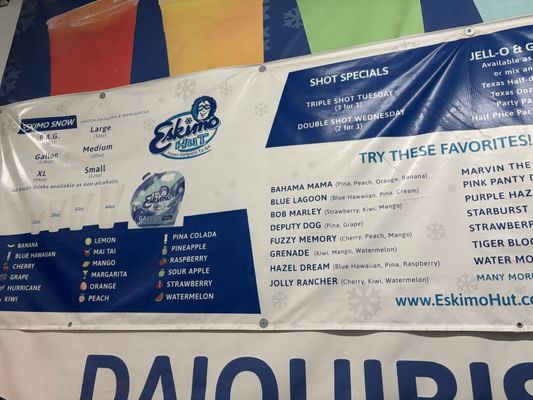 Eskimo Hut - Frozen Daiquiris To-Go by null