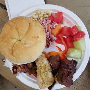 Zoar Outdoor - Hearty lunch after rafting - fruits, chicken, bbq beef, pasta, salad, coleslaw salad, rice - Rafting/Kayaking Near Me - Charlemont, Massachusetts Zoar Outdoor - Hearty lunch after rafting - fruits, chicken, bbq beef, pasta, salad, coleslaw salad, rice - Rafting/Kayaking Near Me - Charlemont, Massachusetts