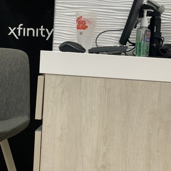 Xfinity Store by Comcast - Big gulp cup - where's the receptionist? - Internet Service Providers Near Me - Union, New Jersey