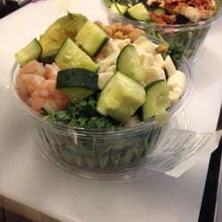 My salad, before being chopped up.