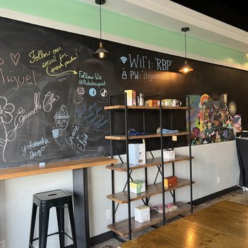 Rob's BrewPoint - a blackboard with writing on it - Coffee & Tea Near Me - El Cajon, California