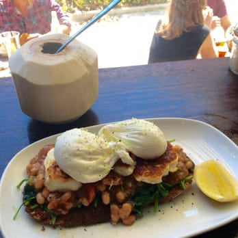 Elizabeth Bay Cafe - Delicious Veg Egg feat. an awesome chopped coconut - Restaurants Near Me - Elizabeth Bay, NSW