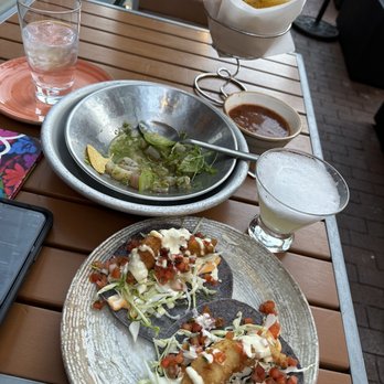 Oyamel - Fish tacos, margarita with foam salt, and ceviche - Mexican Near Me - Washington, DC, District of Columbia