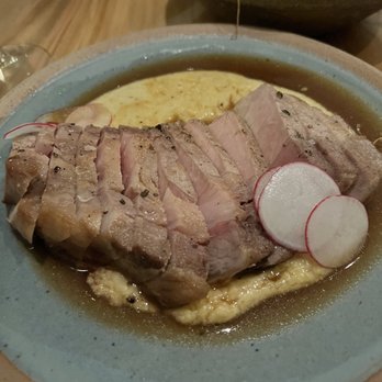 Seven Acre Dairy Company - My wife's roast pork with grits and au jus - Hotels Near Me - Belleville, Wisconsin Seven Acre Dairy Company - My wife's roast pork with grits and au jus - Hotels Near Me - Belleville, Wisconsin