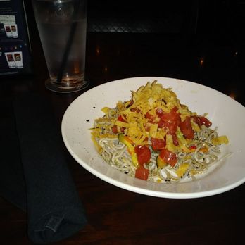 BJ's Restaurant & Brewhouse - Pacific poke soba noodles dish. Just ok. Very few veggies. 15$ entre, kinda steep. Flavor was bland - New American Near Me - El Paso, Texas BJ's Restaurant & Brewhouse - Pacific poke soba noodles dish. Just ok. Very few veggies. 15$ entre, kinda steep. Flavor was bland - New American Near Me - El Paso, Texas