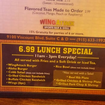 Wing Attack - Sports Bars Near Me - El Paso, Texas Wing Attack - Sports Bars Near Me - El Paso, Texas