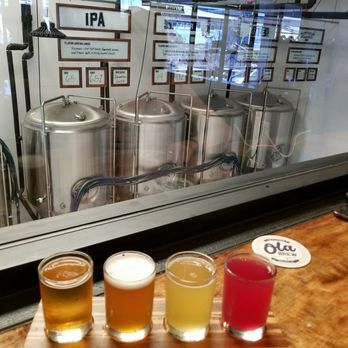 Ola Brew - Flight ($10 at the time) - Breweries Near Me - Kailua-kona, Hawaii Ola Brew - Flight ($10 at the time) - Breweries Near Me - Kailua-kona, Hawaii