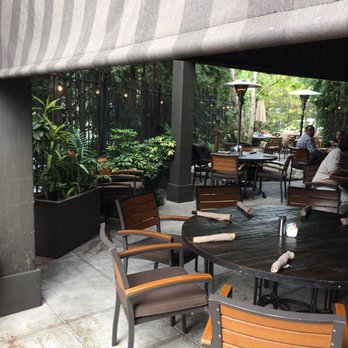 The Raymond 1886 - Covered patio! Imagine Sunday brunch here on a warm Sunday morning? - New American Near Me - Pasadena, California