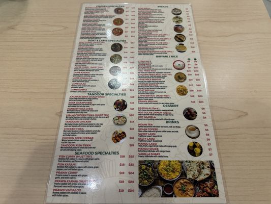 Menu photo 2 Indian Curry Corner Vancouver, BC
