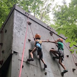 Valley Mill Camp - Rock Climbing at Valley Mill!
