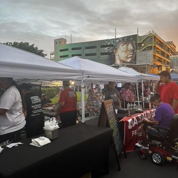 Da Bald Guy - Da Bald Guy food stand at night market at SALT - Food Trucks Near Me - Kahuku, Hawaii