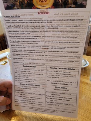 Menu photo 1 Nevada City Classic Cafe Nevada City, CA Menu photo 1 Nevada City Classic Cafe Nevada City, CA