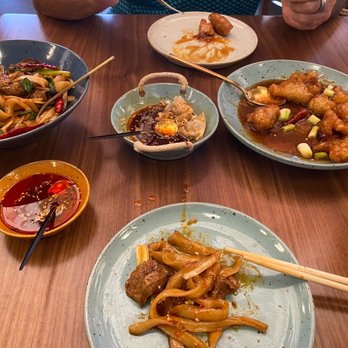 The Noodle Den - Spicy dumplings, Mongolian Beef Noodles, and Orange Chicken. Don't forgot the chili oil! Delish!! - Chinese Near Me - Las Vegas, Nevada The Noodle Den - Spicy dumplings, Mongolian Beef Noodles, and Orange Chicken. Don't forgot the chili oil! Delish!! - Chinese Near Me - Las Vegas, Nevada