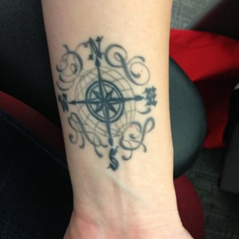 Cyclops Tattoo - Compass Rose done by Jason - Tattoo Near Me - San Francisco, California