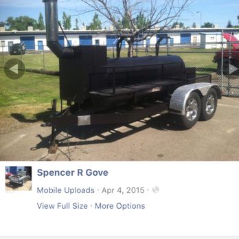 Spencer Gove - Huge smoker barbecue. - Metal Fabricators Near Me - Redding, California Spencer Gove - Huge smoker barbecue. - Metal Fabricators Near Me - Redding, California