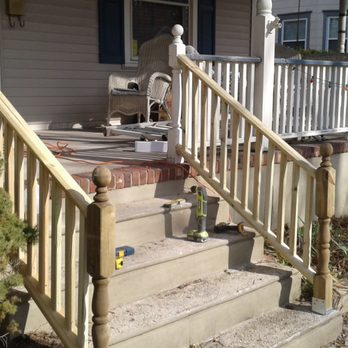 American Craftsman - New step railings installed - General Contractors Near Me
