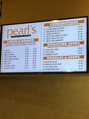 Menu photo 2 Pearl's Korean BBQ Honolulu, HI Menu photo 2 Pearl's Korean BBQ Honolulu, HI